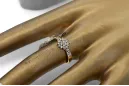 Russian Soviet rose pink 14k 585 gold Vintage ring vrn001