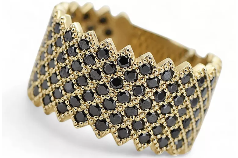 Руски съветски розов розов 14k 585 златен реколтар VRN001