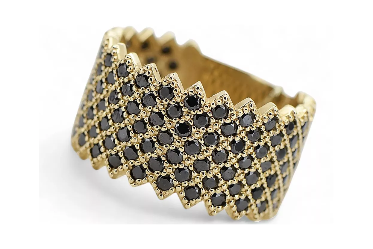 Руско съветско розово злато 14k 585 Vintage пръстен vrn001