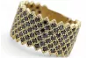 Yellow 14k 585 gold Fantazy zircon lady ring crc017y
