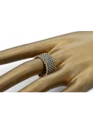 Russian Soviet rose pink 14k 585 gold Vintage ring vrn001