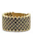 Руско съветско розово злато 14k 585 Vintage пръстен vrn001