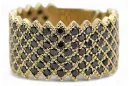 Rose soviétique russe rose 14k 585 bague vintage en or vrn001