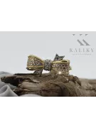 Ruso soviético rosa rosa 14k 585 oro Vintage anillo vrn001
