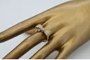 Russian Soviet rose pink 14k 585 gold Vintage ring vrn001