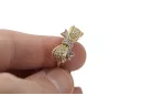 Russian Soviet rose pink 14k 585 gold Vintage ring vrn001
