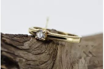 Rose Rose Rose roz roz 14k 585 inel de epocă de aur VRN001