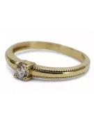Rose soviétique russe rose 14k 585 bague vintage en or vrn001