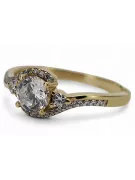 Rose soviétique russe rose 14k 585 bague vintage en or vrn001