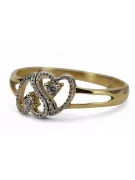 Russian Soviet rose pink 14k 585 gold Vintage ring vrn001