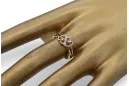 Russian Soviet rose pink 14k 585 gold Vintage ring vrn001