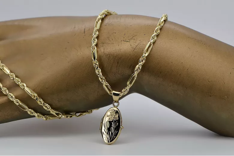 Colgante colgante de oro ★ https://zlotychlopak.pl/es/ ★ Gold Hallmark 585 333 Bajo precio