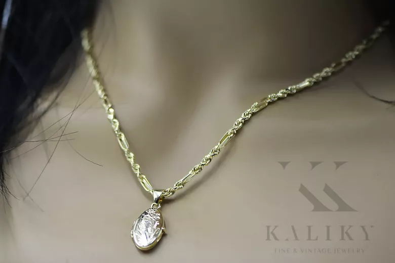 Colgante colgante de oro ★ https://zlotychlopak.pl/es/ ★ Gold Hallmark 585 333 Bajo precio