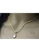 Colgante colgante de oro ★ https://zlotychlopak.pl/es/ ★ Gold Hallmark 585 333 Bajo precio