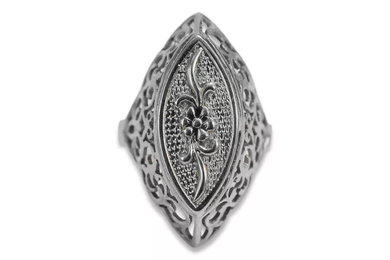 Російська рада Рожева рожева 14k 585 золота старовинне кільце Vrn016