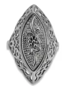 Russe Rose Rose Rose Rose 14K 585 Bague Vintage en or VRN016