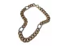 Yellow white Italian 14k 585 gold Fantazy Lady chain necklace cfc010yw
