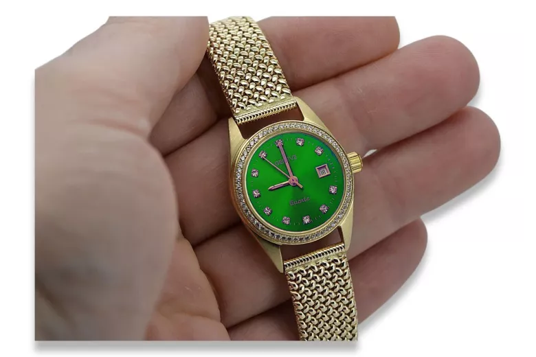 Reloj de oro Geneve ★ https://zlotychlopak.pl/es/ ★ Pureza de oro 585 333 ¡Precio bajo!