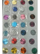 14karátové zlaté dámské hodinky, Geneve Quartz lw078ydg&lbw003y