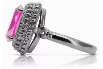 Rose soviétique russe 14k 585 or Alexandrite Ruby Emerald Sapphire Zircon ring vrc014