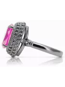 Ruso soviético rosa 14k 585 oro Alejandrita Rubí Esmeralda Zafiro Circón anillo vrc014