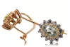 Earrings Setting 14K Rose gold Vintage Jewlery cec026r