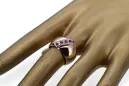 Russian Soviet rose 14k 585 gold Alexandrite Ruby Emerald Sapphire Zircon ring  vrc078