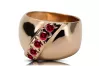 Original Vintage 14K Rose Gold Ruby Ring Vintage craft vrc036r