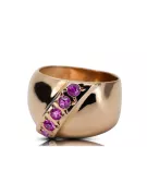Amethyst Original Vintage 14K Rose Gold Ring Vintage style vrc036r