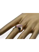Amethyst Original Vintage 14K Rose Gold Ring Vintage style vrc036r