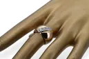 Anillo Aguamarina Oro rosa antiguo original de 14k Artesanía vintage vrc036r