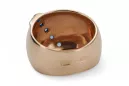 Ring Aquamarin Originales Vintage-Roségold aus 14 Karat Vintage vrc036r