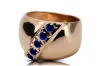 Ring Vintage Sapphire Original Vintage 14K Rose Gold vrc036r