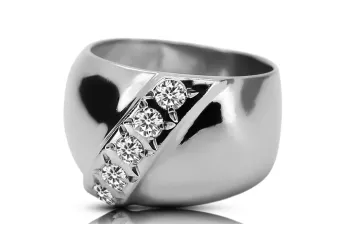 Inel Stil Vintage Setare Original vintage din aur roz de 14k vrc036r