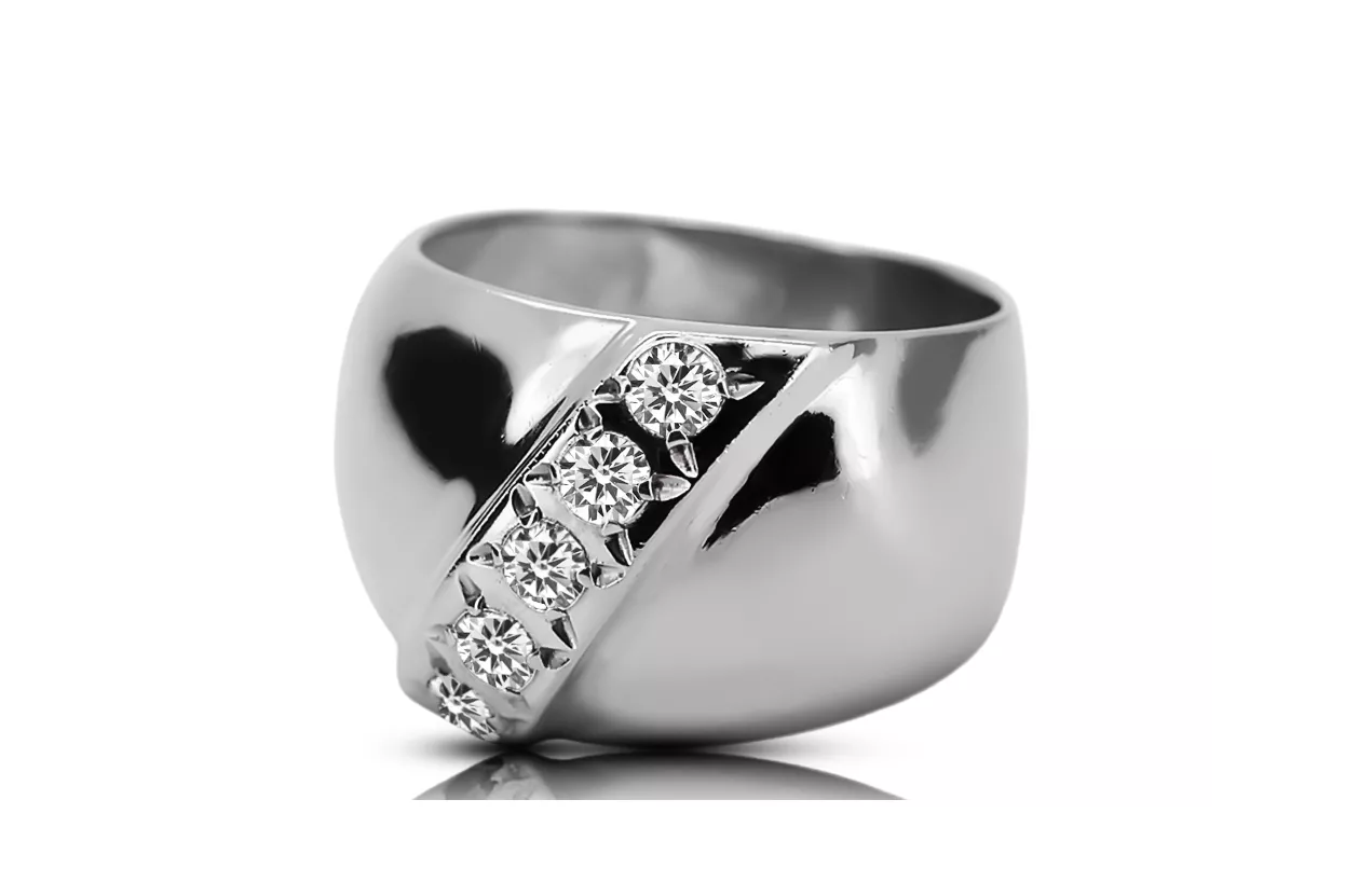 Einstellung Originales Vintage-Roségold aus 14 Karat Ring Vintage Stil vrc036r