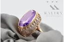 Ruso soviético rosa 14k 585 oro Alejandrita Rubí Esmeralda Zafiro Circón anillo vrc014