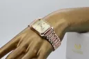 ساعة ذكرية من الذهب الأحمر 14k 585 جنيف mw001r&mbw009r