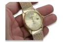 Gold men's watch Geneve ★ zlotychlopak.pl ★ Gold purity 585 333 Low Price!