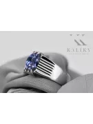Russische sowjetische Rose 14K 585 Gold Alexandrite Rubin Smaragd Saphir Zirkon Ring VRC007