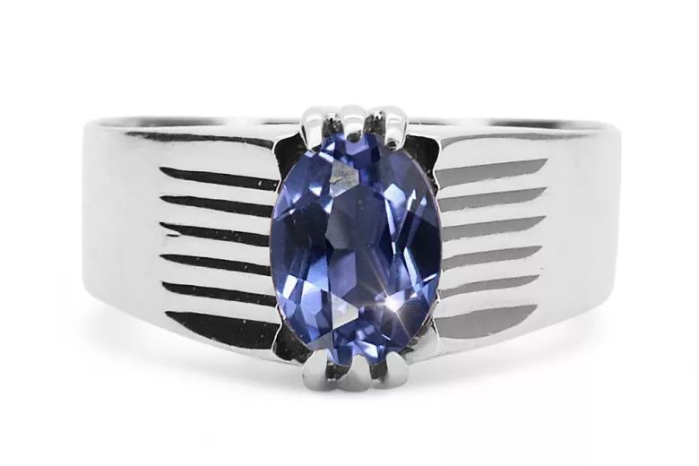 Russische sowjetische Rose 14K 585 Gold Alexandrite Rubin Smaragd Saphir Zirkon Ring VRC007