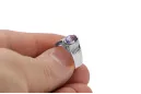 Russische sowjetische Rose 14K 585 Gold Alexandrite Rubin Smaragd Saphir Zirkon Ring VRC007