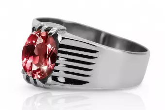 Vintage craft Ring Ruby Sterling silver 925 vrc007s