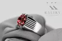 Vintage craft Ring Ruby Sterling silver 925 vrc007s