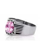 Ring Vintage craft Amethyst Sterling silver 925 vrc007s