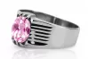 Ring Vintage craft Amethyst Sterling silver 925 vrc007s