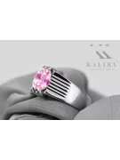 Artesanía vintage Anillo Amatista Plata de ley 925 vrc007s