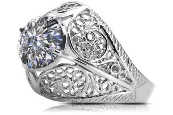 Ring Vintage Einstellung Sterling Silber 925 vrc026s