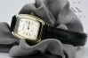 White 14k 585 gold Lady Geneve oval wrist watch lw042wdw&lbw008w