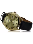 Gold bărbați ceas Geneve ★ Zlotychlopak.pl ★ Puritate de aur 585 333 Preț scăzut!