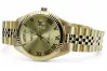 Yellow 14k 585 gold men's Geneve watch mw008ydgg@mbw022y